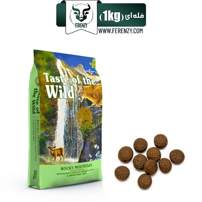 غذا خشک گربه بالغ تیست آف د وایلد طعم گوزن کبابی و سالمون دودی
