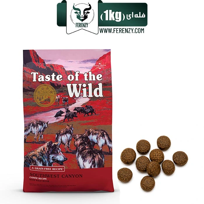 غذای خشک سگ تیست آف د وایلد طعم گراز وحشی و گوشت گاو و بره