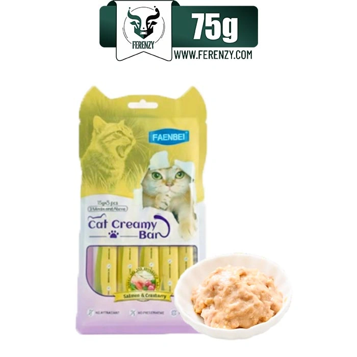 بستنی گربه فنبی طعم سالمون و ذغال اخته