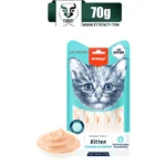 بستنی بچه گربه ونپی طعم مرغ و ماهی کاد مدل کیتن
