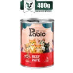 کنسرو گربه بالغ پابلو طعم گوشت گاو مدل پته
