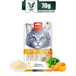 بستنی گربه ونپی طعم مرغ و کدو حلوایی و کلم مدل سوپرفود